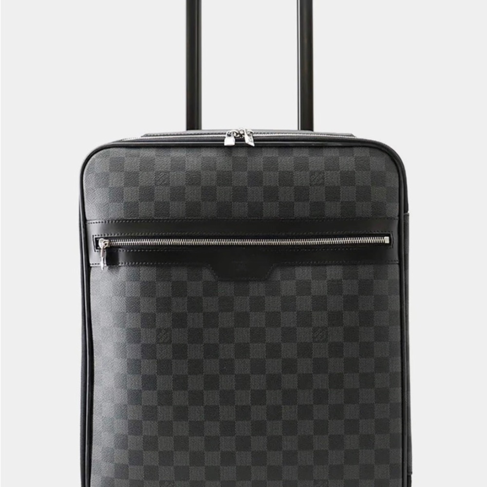 Louis Vuitton graphite damier stroller 45 Black grey pegase Carry-On Luggage